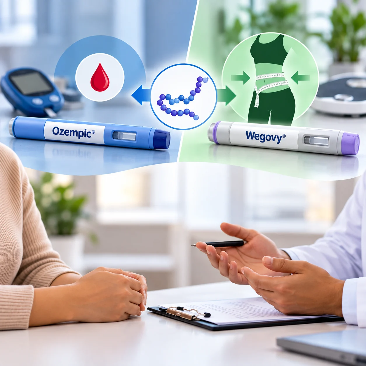 Ozempic vs Weight-Loss-Specific Semaglutide Treatment