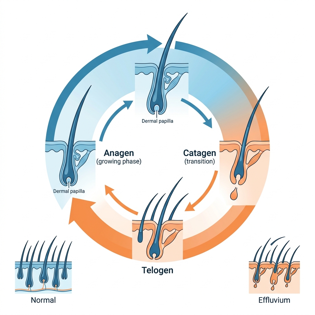 Telogen Effluvium Hair Growth Cycle
